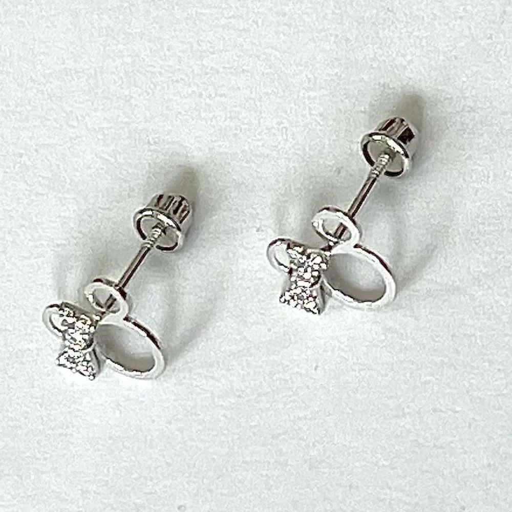 14k Solid gold Mouse earrings | Mouse stud earrings | Real Gold Stud earrings | - Picture 3 of 7